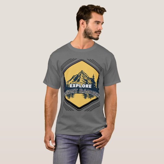 マウントレイニア国立公園 Tシャツ (正面フル)