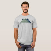 マウントロブソン州立公園の山と太陽 Tシャツ (正面フル)