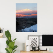 マウントワシントンアットサンセット ポスター (ホームオフィス)