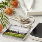 マウントワシントンホテルインオータムアクリルキーチェーン キーホルダー (正面右)