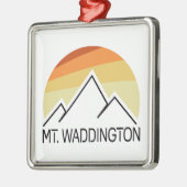 マウントワディントンブリティッシュコロンビアレトロ メタルオーナメント (左)