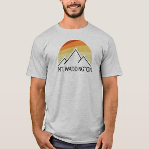 マウントワディントンブリティッシュコロンビアレトロ Tシャツ