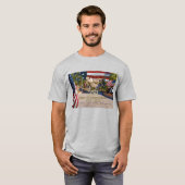 マウント・ラシュモア フラッグ・アベニュー 準250周年記念 Tシャツ (正面フル)