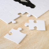 マウンドで – 野球投手と米国国旗 ジグソーパズル (側面)