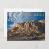 マウンド春イエローストーン国立公園 ポストカード (正面/裏面)