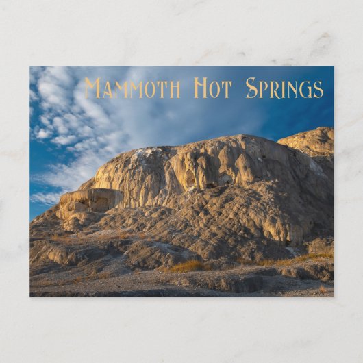 マウンド春イエローストーン国立公園 ポストカード (正面)