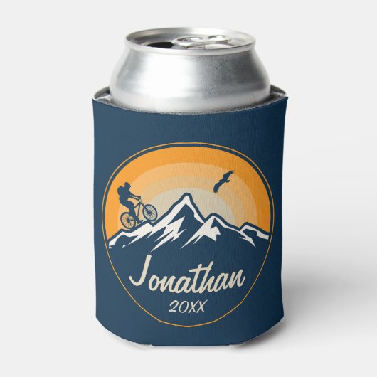 マウンパーソナライズされたテンサイクリングサイクリスト自転車 缶クーラー (缶正面)