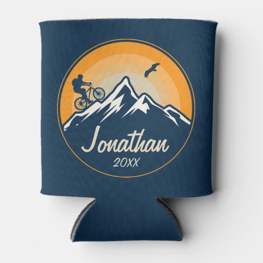 マウンパーソナライズされたテンサイクリングサイクリスト自転車 缶クーラー (正面)