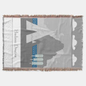 マウンパーソナライズされたテンテペブランケット スローブランケット (正面)