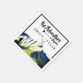 マウンモダントウッドランド結婚フォレストズカスタム スタンダードカクテルナプキン (角)