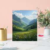 マウン威厳のあるテン開花-芸術的自然プリント アクリルサイン (ウェディング)