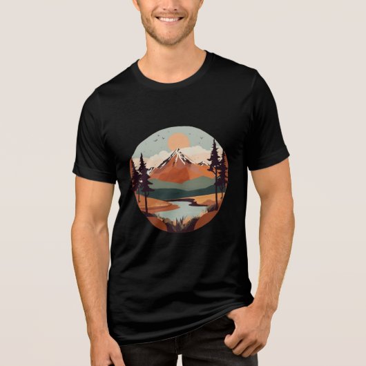 マウン威厳のあるテンPeaks Tシャツ – アドベンチャー待ち (正面)