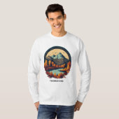 マウン威厳のあるテンPeaks Tシャツ – アドベンチャー待ち (正面フル)