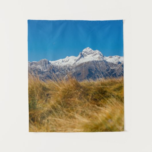 マウン威厳のあるト・トリグラフ，スロベニア タペストリー (正面)