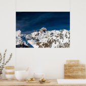 マウン威厳のあるト・トリグラフ，スロベニア ポスター (キッチン)