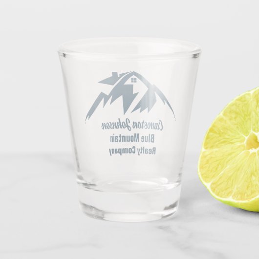 マウン実在トエステート社カスタムマーケティング ショットグラス (裏面)