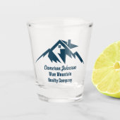 マウン実在トエステート社カスタムマーケティング ショットグラス (正面)