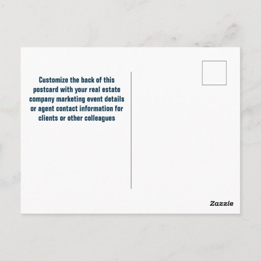 マウン実在トエステート社カスタムマーケティング ポストカード (裏面)