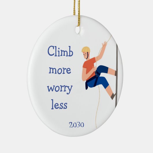 マウン感動的トロッククライマー引用文ことわざ セラミックオーナメント (右)