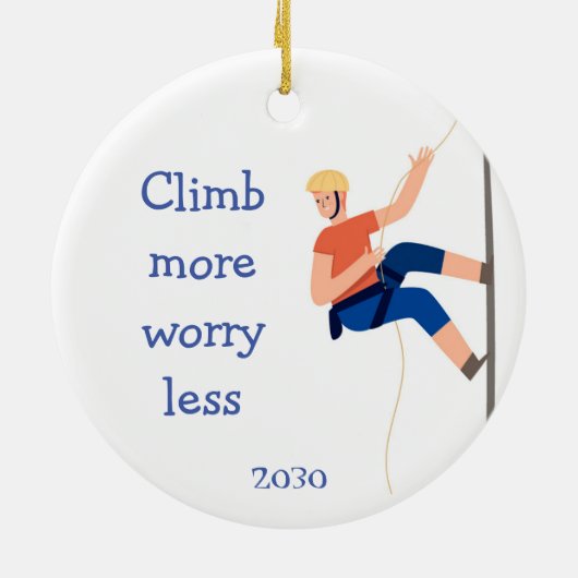 マウン感動的トロッククライマー引用文ことわざ セラミックオーナメント (裏面)