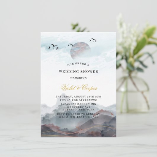 マウン日本のテンウェディングシャワー 招待状 (スタンド正面)