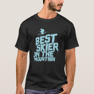 マウン最高のテンスキーファーレンのスキーヤー Tシャツ