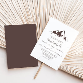 マウン澄んトカントリーNuestraボダ結婚ズ 招待状