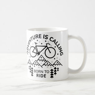 マウン生まれトバイクデザイン コーヒーマグカップ