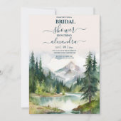 マウン素朴テンブライダルシャワー 招待状 (正面)