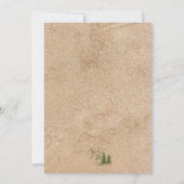 マウン素朴テンリハーサルディナー招待状 招待状 (裏面)