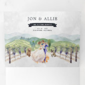 マウン素朴テン畑 | 結婚s 三つ折り招待状 (内部最初)