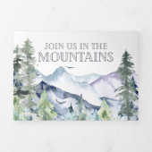 マウン素朴テン畑 | 結婚s 三つ折り招待状 (カバー)