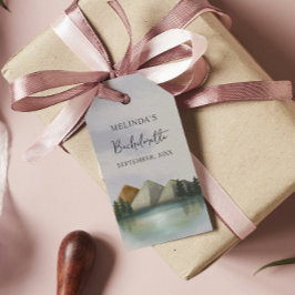 マウン素朴テン&レイクバチェロレッテ週末 ギフトタグ