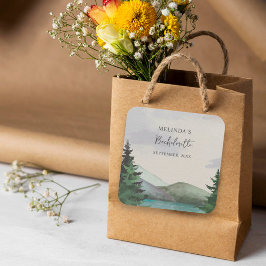 マウン素朴テン&レイクバチェロレッテ週末 スクエアシール