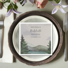 マウン素朴テン&レイクバチェロレッテ週末 スタンダードカクテルナプキン