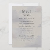 マウン素朴テン&レイクバチェロレッテ週末 招待状 (裏面)