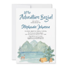 マウン素朴トウォーターカラーアドベンチャーブライダルシャワー