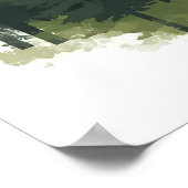 マウン素朴トキャビン – ワイルダネスリトリートウォールアー ポスター (角)