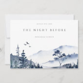 マウン素朴トボホリハーサルディナー招待状 招待状 (正面)