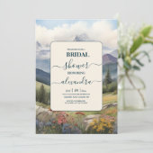 マウン素朴トメドウブライダルシャワー 招待状 (スタンド正面)