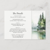 マウン素朴トレイクフォレ結婚スト詳細 エンクロージャーカード (正面)