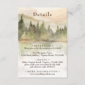 マウン素朴トレイクフォレ結婚スト詳細 エンクロージャーカード (正面)