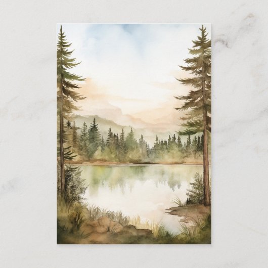 マウン素朴トレイクフォレ結婚スト詳細 エンクロージャーカード (裏面)