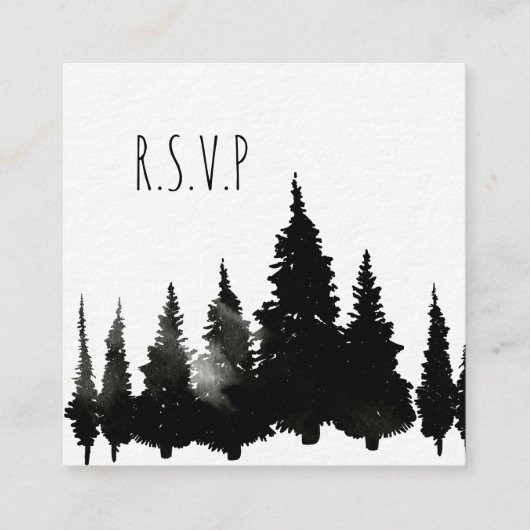 マウン素朴結婚スのエンクロージャカード エンクロージャーカード (裏面)