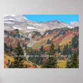 マウン絵を描トバレーランドスケープJohn Muir引用文 ポスター (正面)