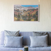 マウン絵を描トバレーランドスケープJohn Muir引用文 ポスター