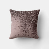 マウヴきらめくレディグリッター#4 (フェイクグリッター) クッション (裏面)