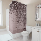 マウヴきらめくレディグリッター#4 (フェイクグリッター) シャワーカーテン (インサイチュ)