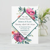 マウヴとブルゴーニュのフローラ結婚ズ 招待状 (スタンド正面)