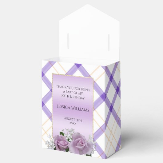 マウヴスタイリッシュフローラ誕生日 フェイバーボックス (オープン)